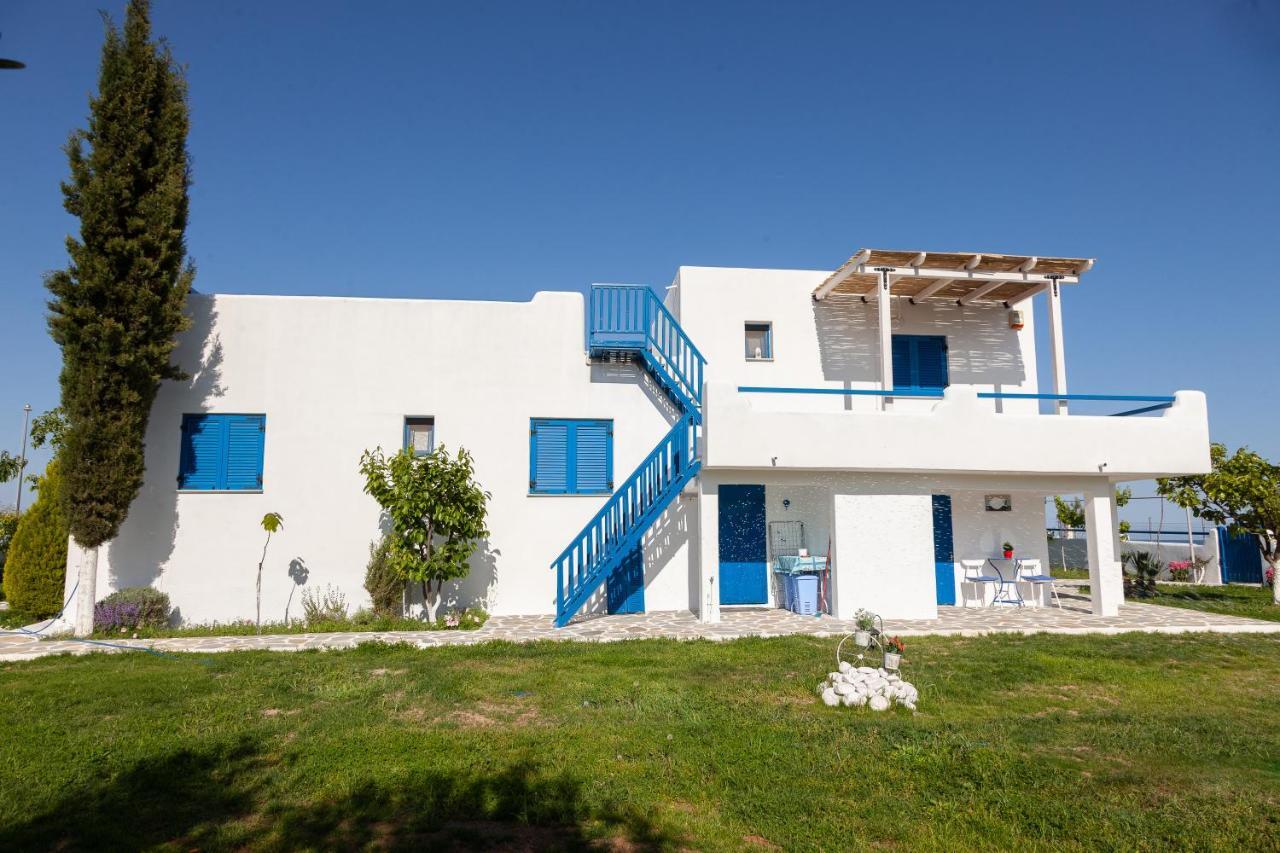 Navy Greece Villa With Swimming Pool & Sea View Makrygialos Exterior photo